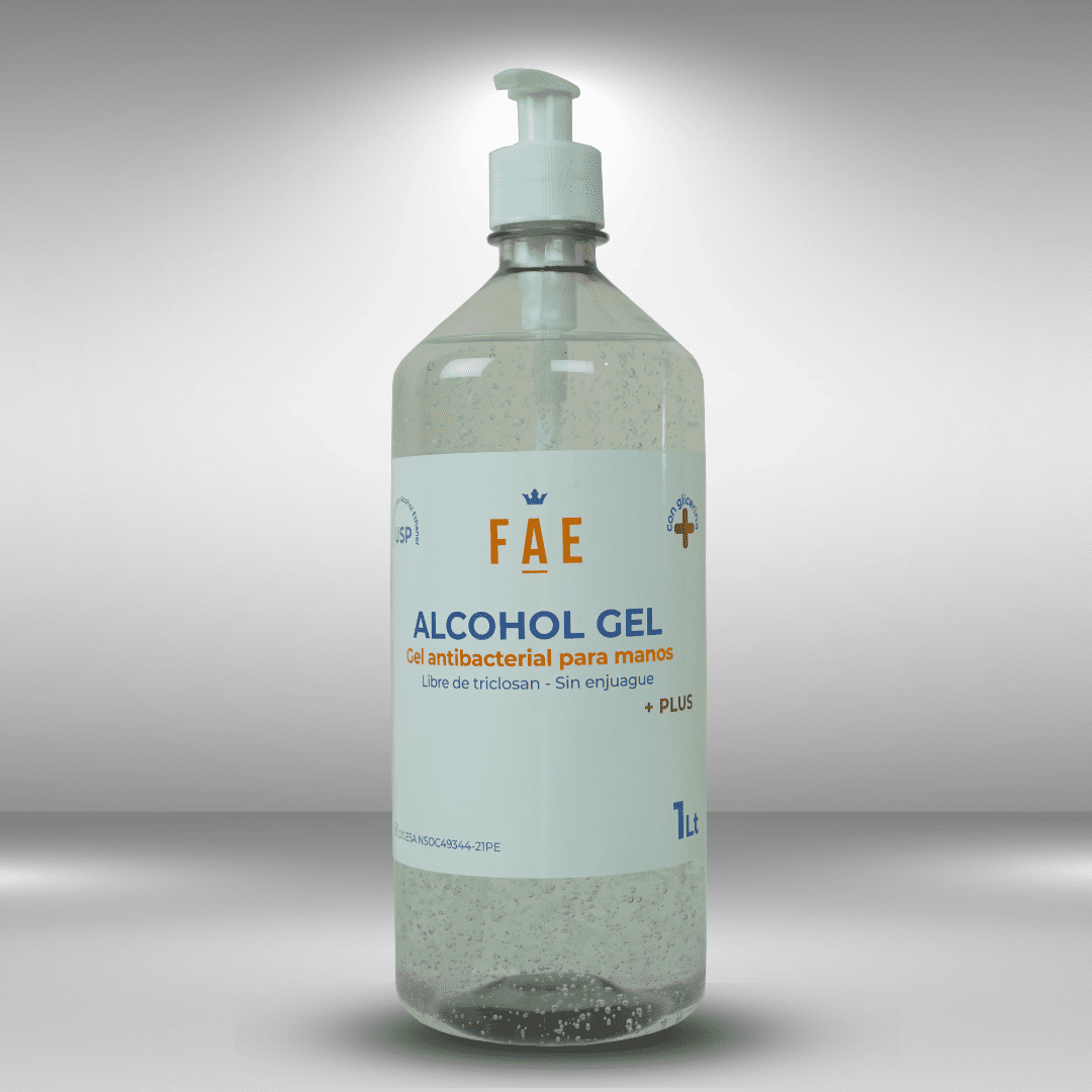 Alcohol Gel 69 % 1 Lt - Tapa Dispensadora FAE-001-0008 (2) HOGAR_EMPRESA Alcohol Gel 69%